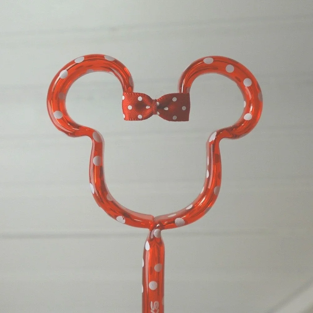 Disney Parks Minnie Mouse Pen Red & White Bow Authentic Collectible Memorabilia
